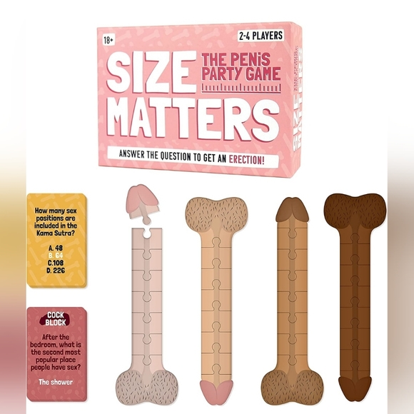 Size Matters: The Penis Party Game, Adult Trivia Game, New - Picture 3 of 6
